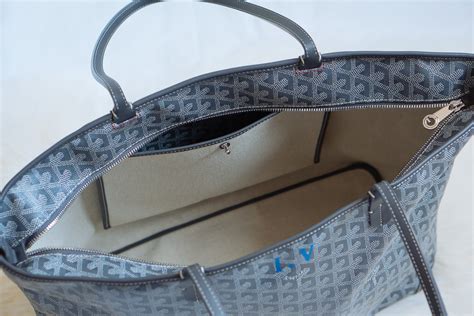 goyard tote measurements|goyard tote with zipper.